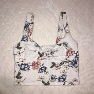 ❗️SOLD❗️Garage Floral Crop Top